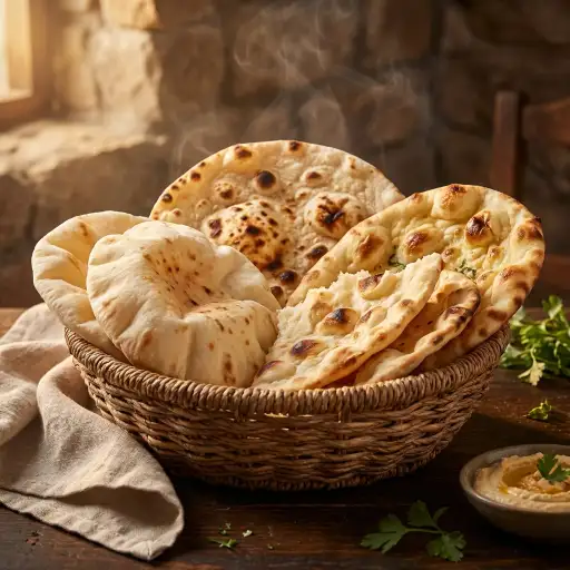 Breads, Veg & Sides at Al Razi Restaurant - Best Arabian Food Kerala