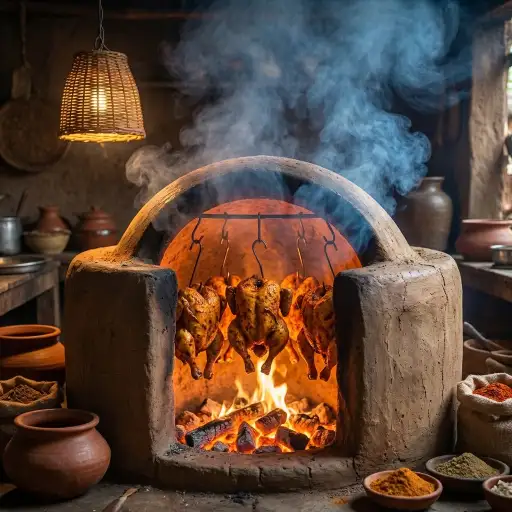 Chicken Kuzhimandi Preparation - Al Razi's authentic Arabian Chicken Mandi with traditional spices