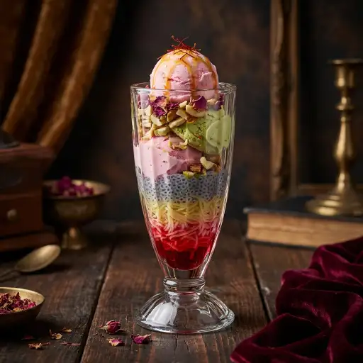 Desserts at Al Razi Restaurant - Best Arabian Food Kerala