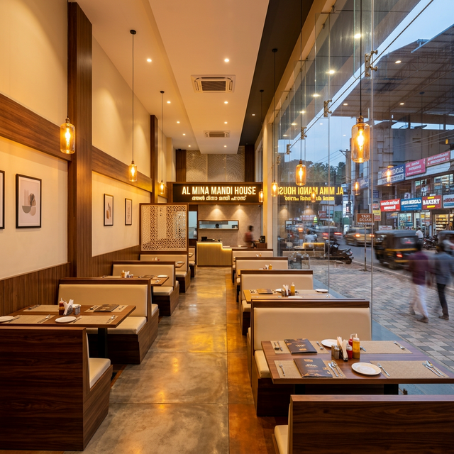 Al Razi Adoor Mandi Restaurant Modern Interior Environment